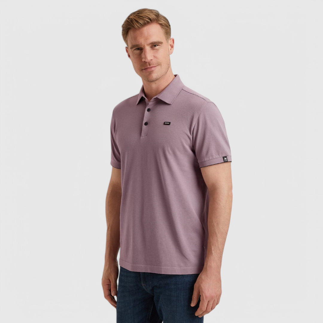 VPSS2503822-4133 Vanguard Polo Pique Waffle Structure Very Grape