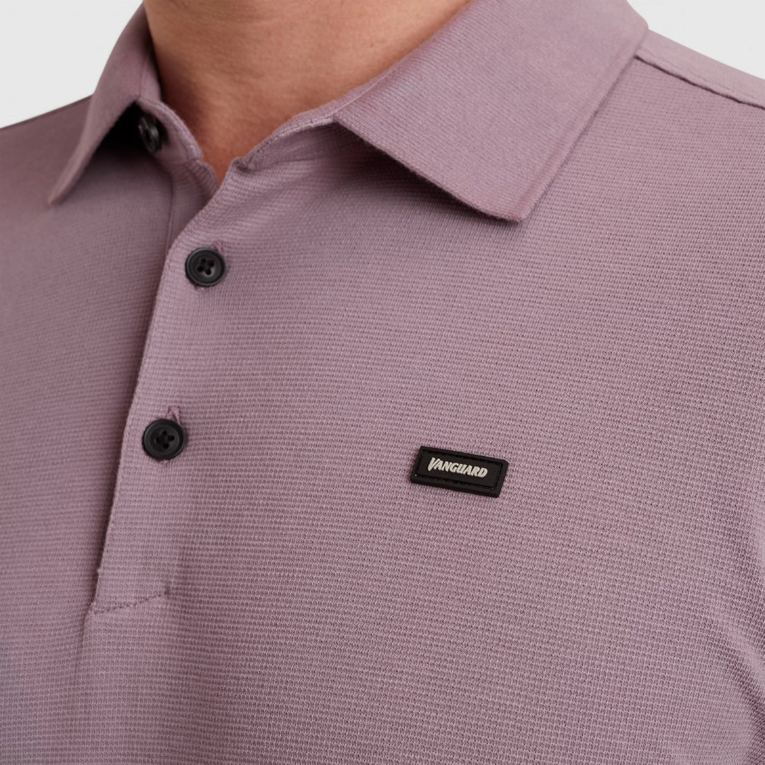 VPSS2503822-4133 Vanguard Polo Pique Waffle Structure Very Grape