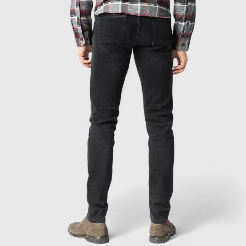 V850 Rider Luxe Soft Black Jeans