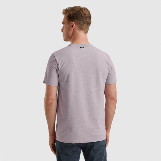 VTSS2503510-4133 Vanguard Cotton Elastan Jersey Melange T-Shirt Very Grape