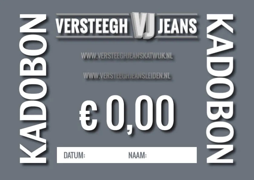 Chèque cadeau Versteegh Jeans